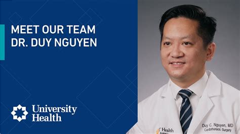 Dr Duy Nguyen Thoracic Surgeon Youtube