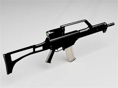 Hk G36 Assault Rifle Free 3d Model Max Vray Open3dmodel