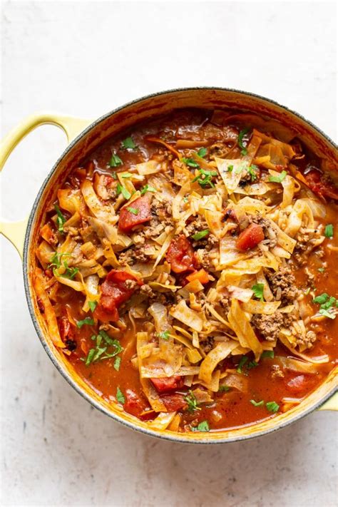 Feel free to use any type of canned tomatoes. Cabbage Roll Soup • Salt & Lavender