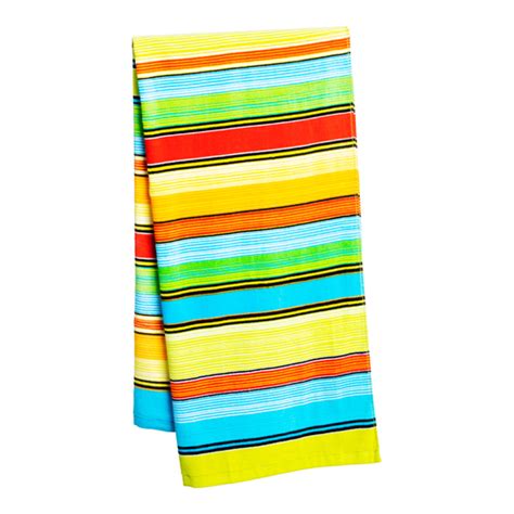 Multicolor Stripe Beach Towel 30in X 60in Melon Mart