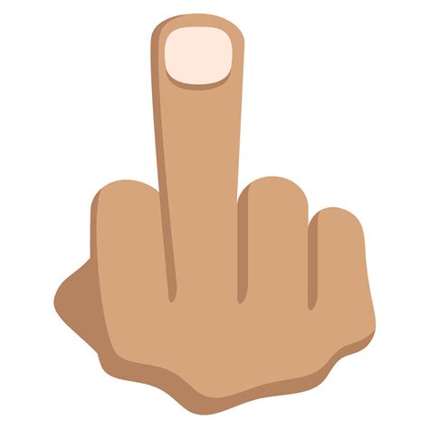 Middle Finger Emoji Clipart Free Download Transparent Png