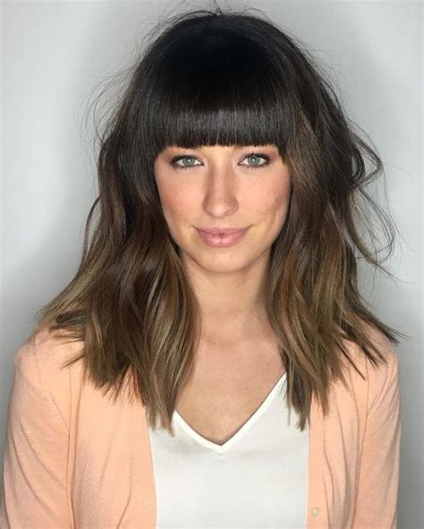 Pin On Medium Hairstyles With Bangs