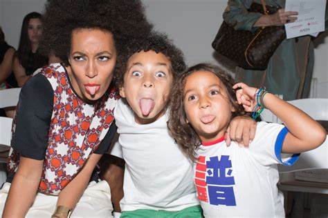 Solange Knowles Her Son Julez And A Friend Solange Knowles Son Tibi
