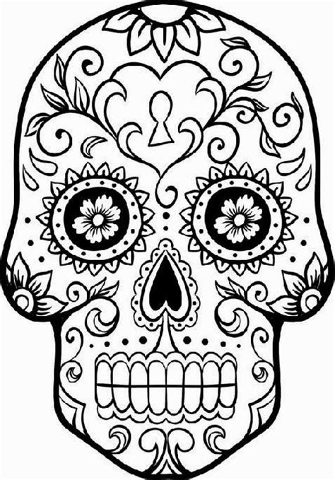 Free Printable Day Of The Dead Coloring Pages Best Coloring Pages For