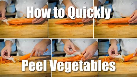 How To Peel Vegetables Quickly And Efficiently Youtube