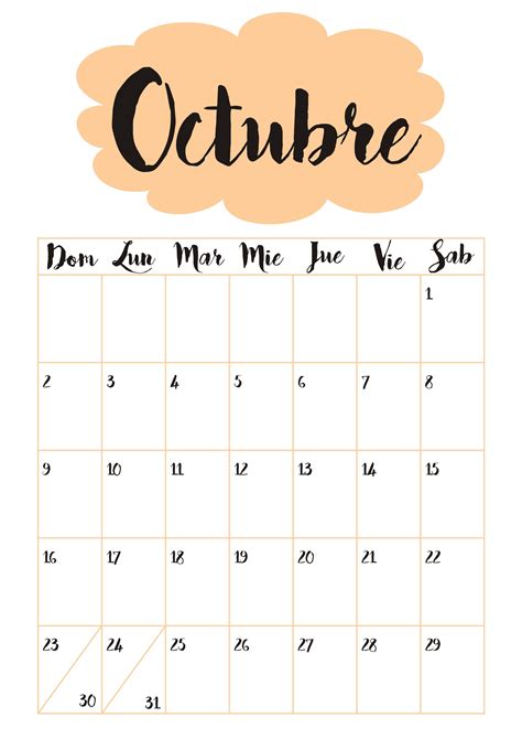 Calendario 10 Octubre ☼ Ideas De Calendario Calendario Para