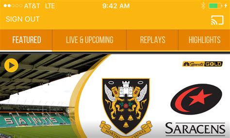Maybe you would like to learn more about one of these? NBC Sports Gold Adds Passes for Rugby, Pro Motocross