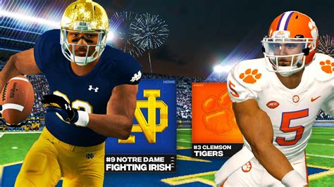 Prime Time Week Notre Dame Vs Clemson Acc Showdown Ncaa Cfb Revamped Dynasty Gameplay