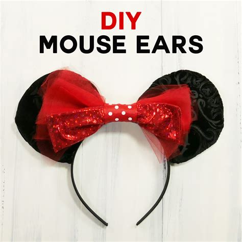 Diy Mouse Ears Tutorial Sew Or No Sew Jennifer Maker