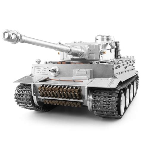 Full Metal Rc Tank Tiger I Rc Tank 116 Scale Model Cnc Precision