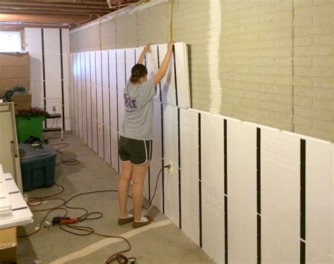 Foam Panels For Basement Walls Insulating Basement Walls Basement