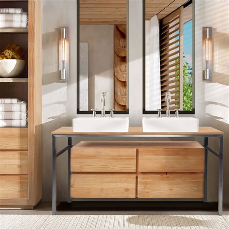 We did not find results for: Meuble salle de bain en bois massif de teck et métal KUPANG