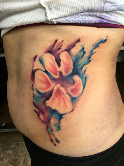 Maybe you would like to learn more about one of these? Watercolor Paw Print Tattoo | Tattoos, Paw print, Dog paw ...