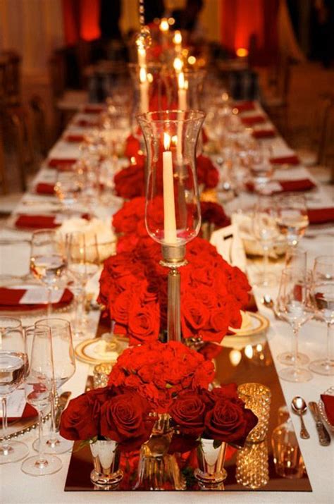 37 Sparkling Ideas For Red Themed Wedding White And Gold Wedding Themes