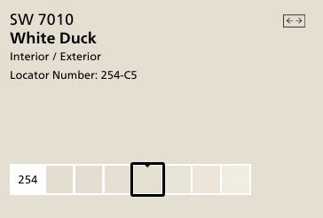 Gorgeous white duck saved the day in the main floor of my new home. White Duck Kitchen transformation - 2 Cabinet Girls