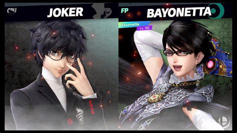 Super Smash Bros Ultimate Amiibo Fights Special Joker Vs Bayonetta Im