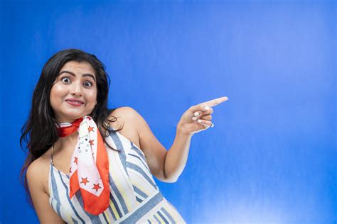 Young Girl Pointing Finger Sideways Free Image By Akshay Gupta On
