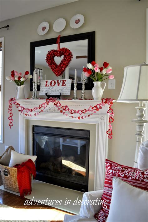 Check out these diy valentine's day decorations that are so easy to make. Adventures in Decorating: 2015 Valentine Mantel/Heart and ...
