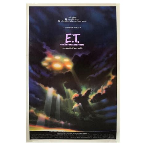 Et The Extra Terrestrial Original Vintage Us One Sheet Movie Poster