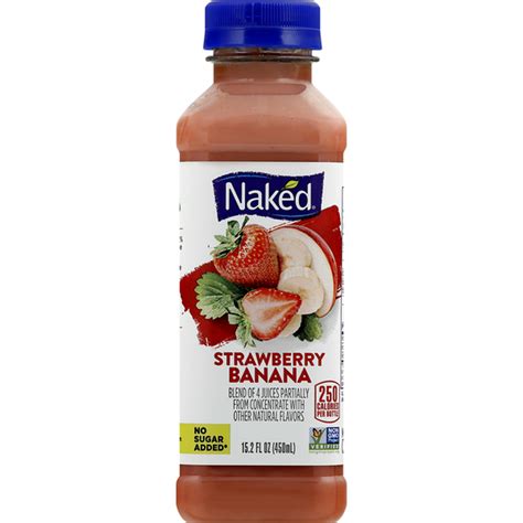 Naked Pure Fruit Strawberry Banana Juice Smoothie 152 Fl Oz Instacart