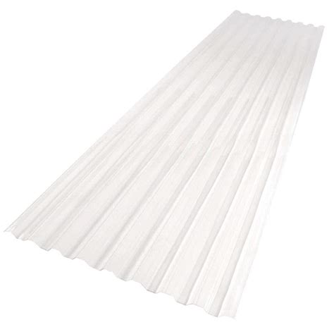 Suntuf 26 In X 12 Ft Polycarbonate Roofing Panel In Clear 101699