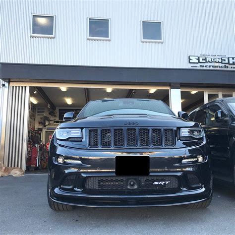 Buy Front Lip For Jeep Grand Cherokee Wk2 Srt8 2011 2016 Fiberglass