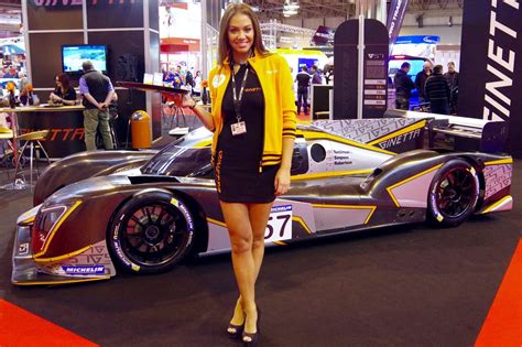 Ginetta Girl With Their Lmp3 Car Autosport International R Flickr