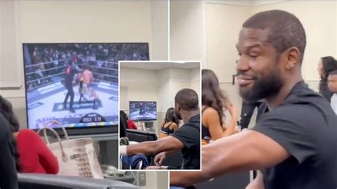 floyd mayweather s reaction to his bodyguard getting knocked spark out is priceless
