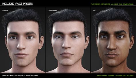 200 Plus Head And Face Morphs For Genesis 8 Males Daz 3d