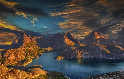 886345 4k Norway Autumn Mountains Clouds Rare Gallery Hd Wallpapers