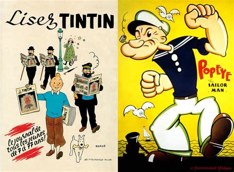 Tintin And Popeye Turning 90 Looking Fabulous The Aspirational Blog