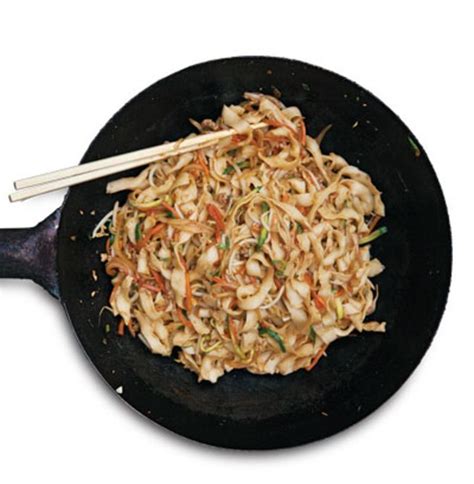 Heat the oil in a wok or heavy skillet on high heat and fry the pork for one minute or until done. Everyday Fried Noodles (Tian Tian Chao Mian) | Recipes ...