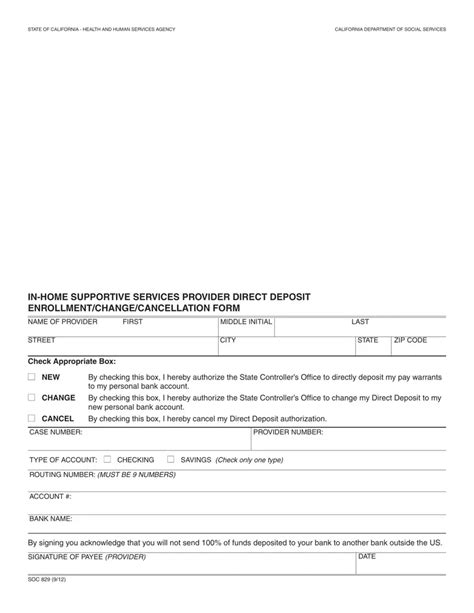 Ihss Direct Deposit ≡ Fill Out Printable Pdf Forms Online