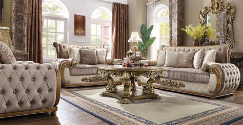Homey Design Hd 25 3pc Sofa Set Perfect Brown Finish Luxury Furniture