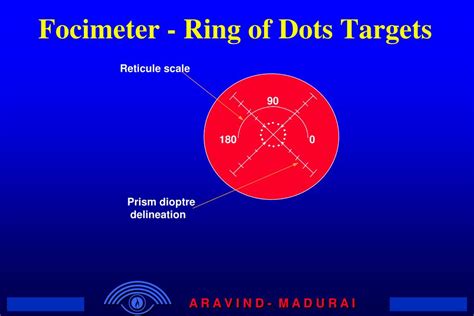 Projection focimeters avoid the practitioner having to peer into the instrument or correct an eyepiece to suit his own refractive error. PPT - Measurement of lens power by Lensometer PowerPoint ...