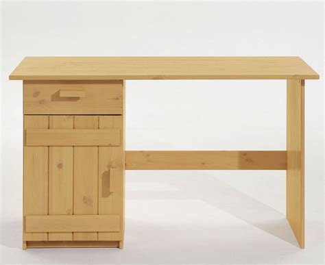 Vidaxl schreibtisch mit 5 schubladen konsolentisch. Kinder Schreibtisch Kiefer massiv Natur lackiert Holz ...