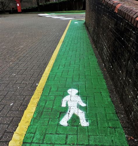 Newly Painted Pedestrian Walkways © Patrick Roper Cc By Sa20