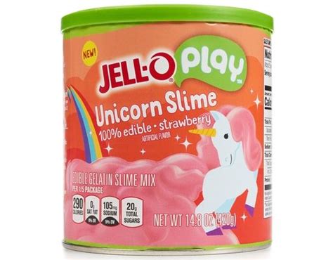 Jell O Unicorn Slime Edible Gelatin Slime Mix Jell O Edible Slime