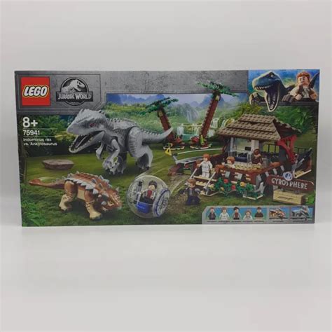 Lego Jurassic World Indominus Rex Vs Ankylosaurus Brand New