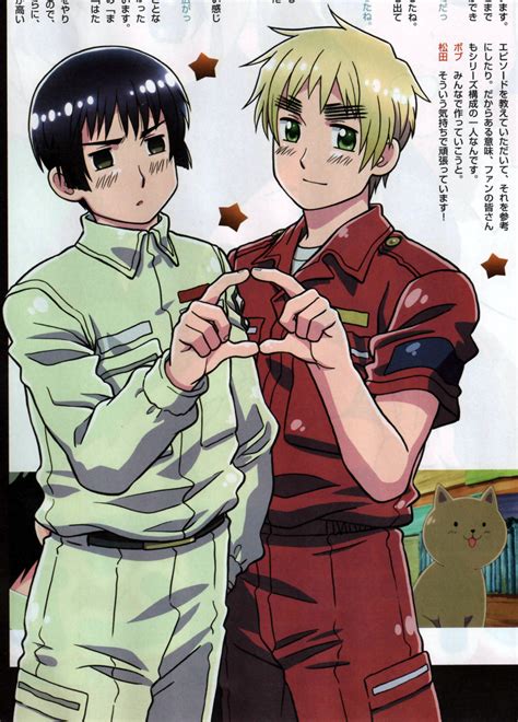 Aph England And Aph Japan Hetalia Paint It White