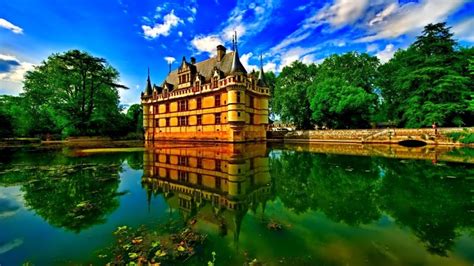 1920x1080 1920x1080 Architecture Castle Water Clouds Lake Reflection
