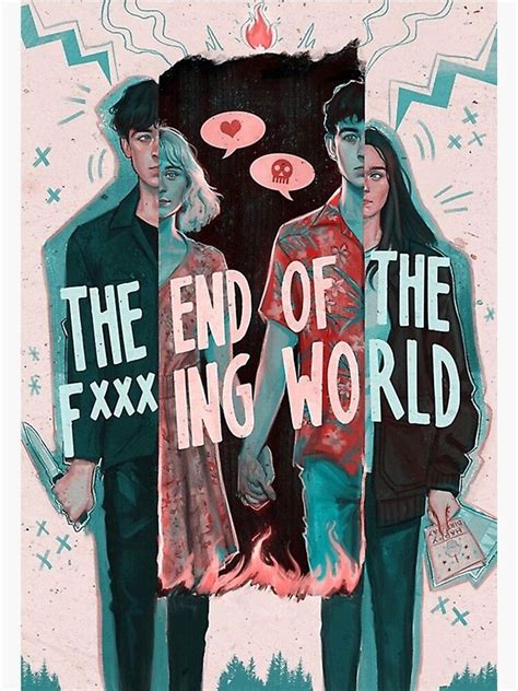 The End Of The F Ing World Sticker By Rekrutmaderx Redbubble