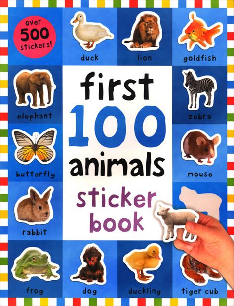 First 100 Animals Sticker Book Priddy Books 9780312520113