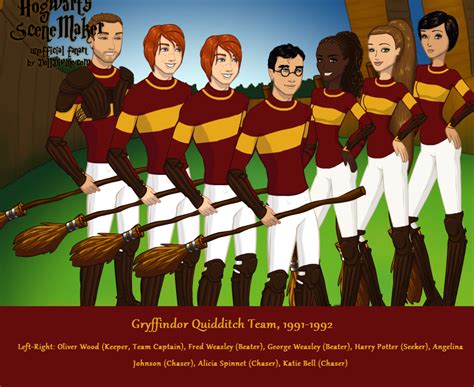 Gryffindor Quidditch Team By Hermywazlib On Deviantart