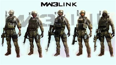 Mw3 Multiplayer Team Uniforms By F1zzyhd Youtube