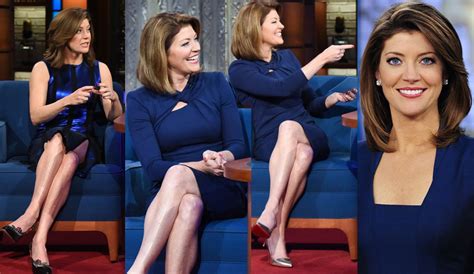 Norah Odonnell In Crossed Legs The Late Show Compilation Legs Cool