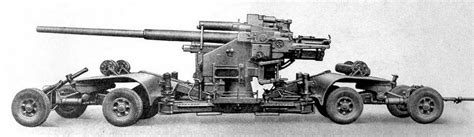 Use Of Captured German 105 And 128 Mm Anti Aircraft Guns