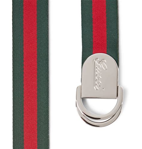 Green And Red Gucci Belt