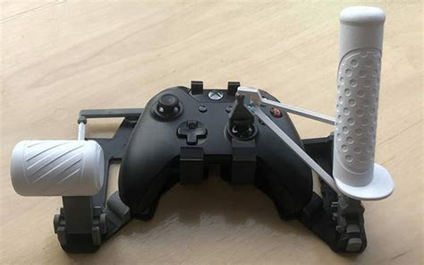 Turn An Xbox Controller Into A Hotas Flight System With This 3d Printed