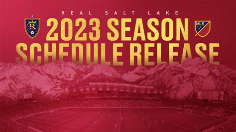 Real Salt Lake Unveils 2023 Major League Soccer Schedule Real Salt Lake